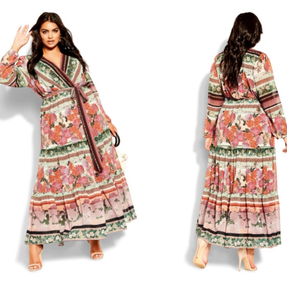 CIty Chic Forbidden Floral Maxi Dress - Boho